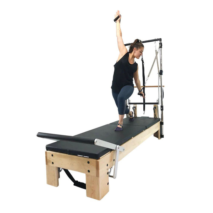 Align Pilates M8 Pro Maple Wood Reformer with Tower