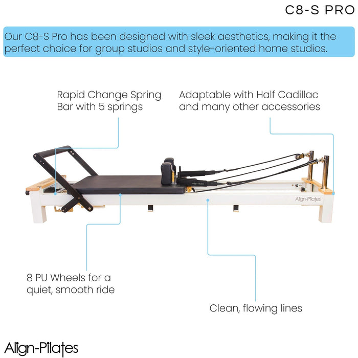 Align Pilates C8-S Pro Reformer Machine